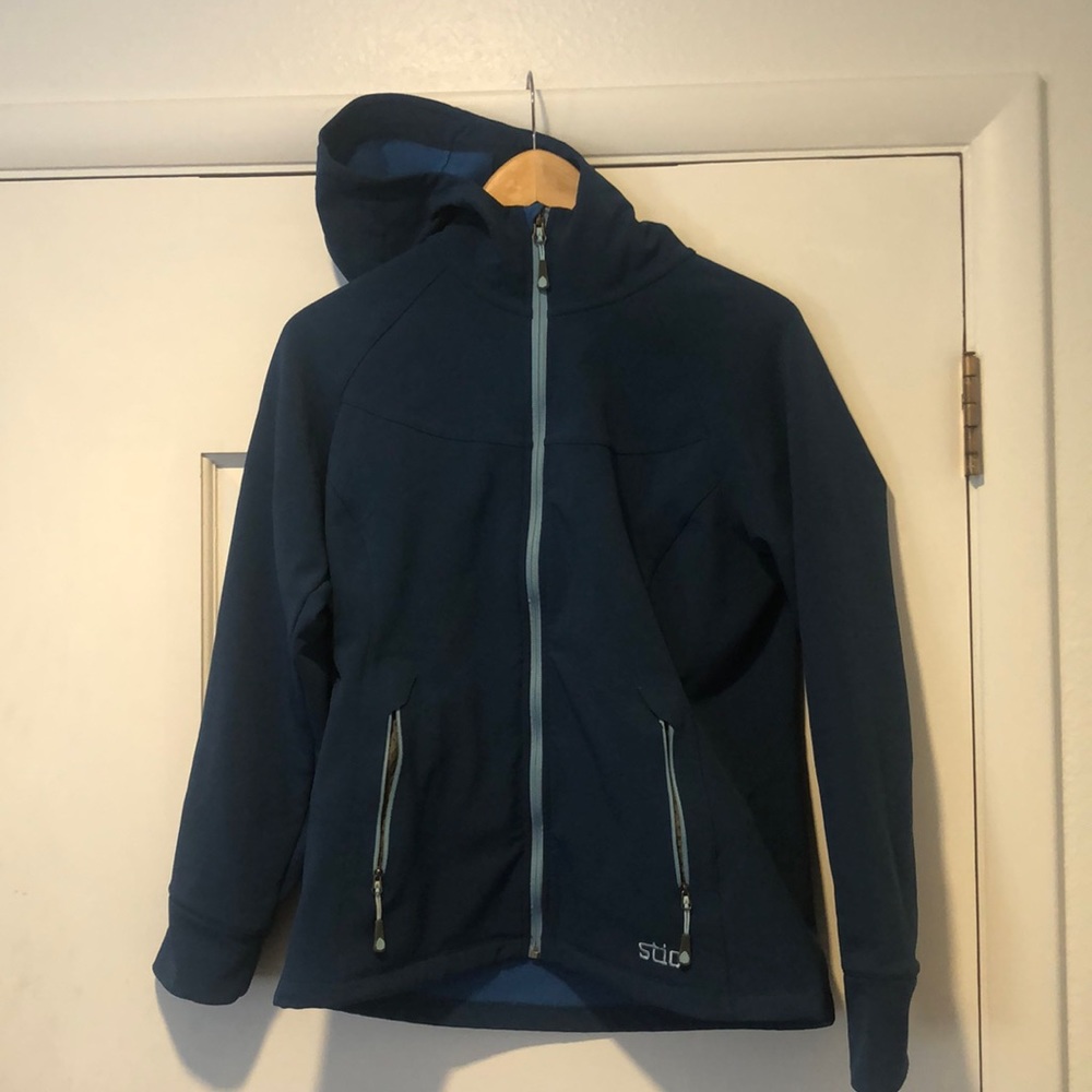 Women’s Stio Softshell Jacket Large Blue